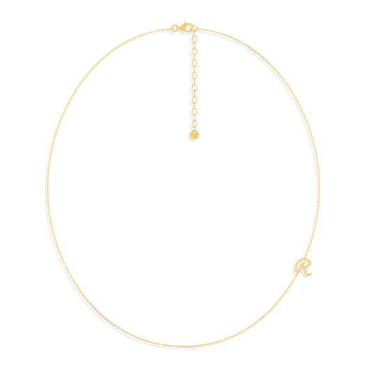 InitialLink Tilt Necklace SN024A