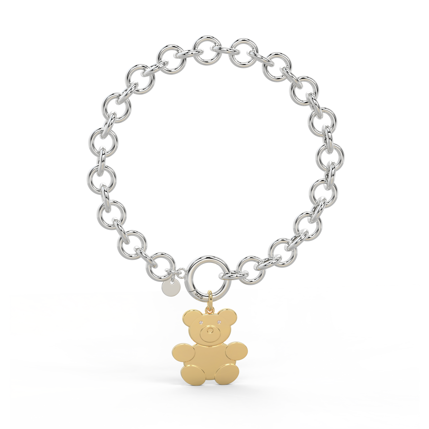 Teddy Family Bracelet in 2 Tunes Color SB008R