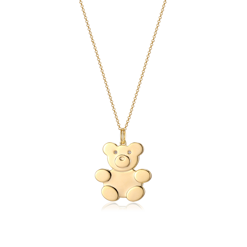 Teddy Family Necklace SN034G