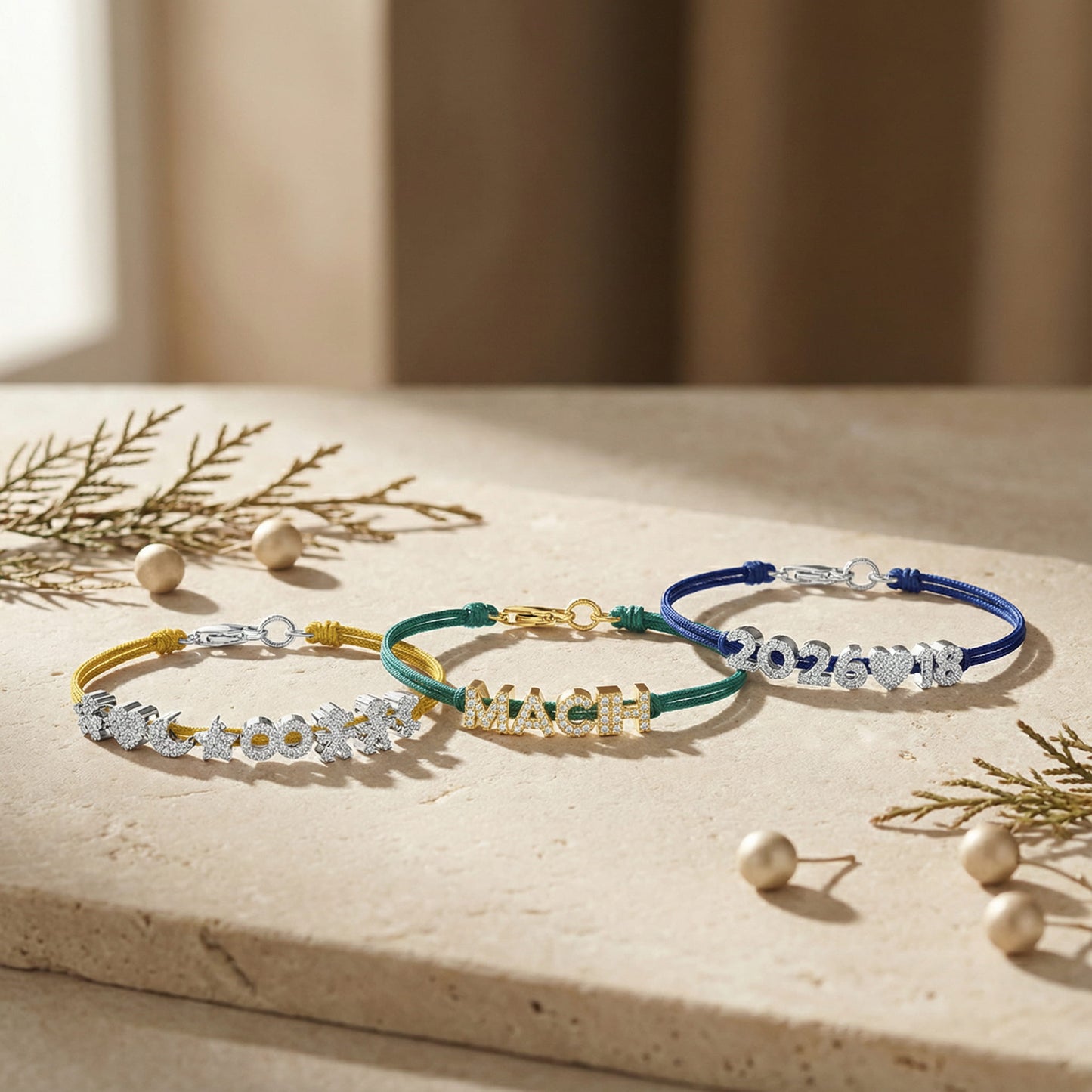 Shine Charm Code Bracelet SB005G