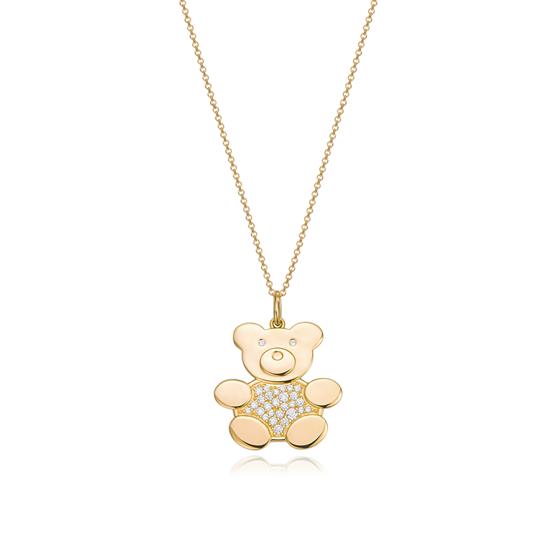 Teddy Family Necklace SN034G
