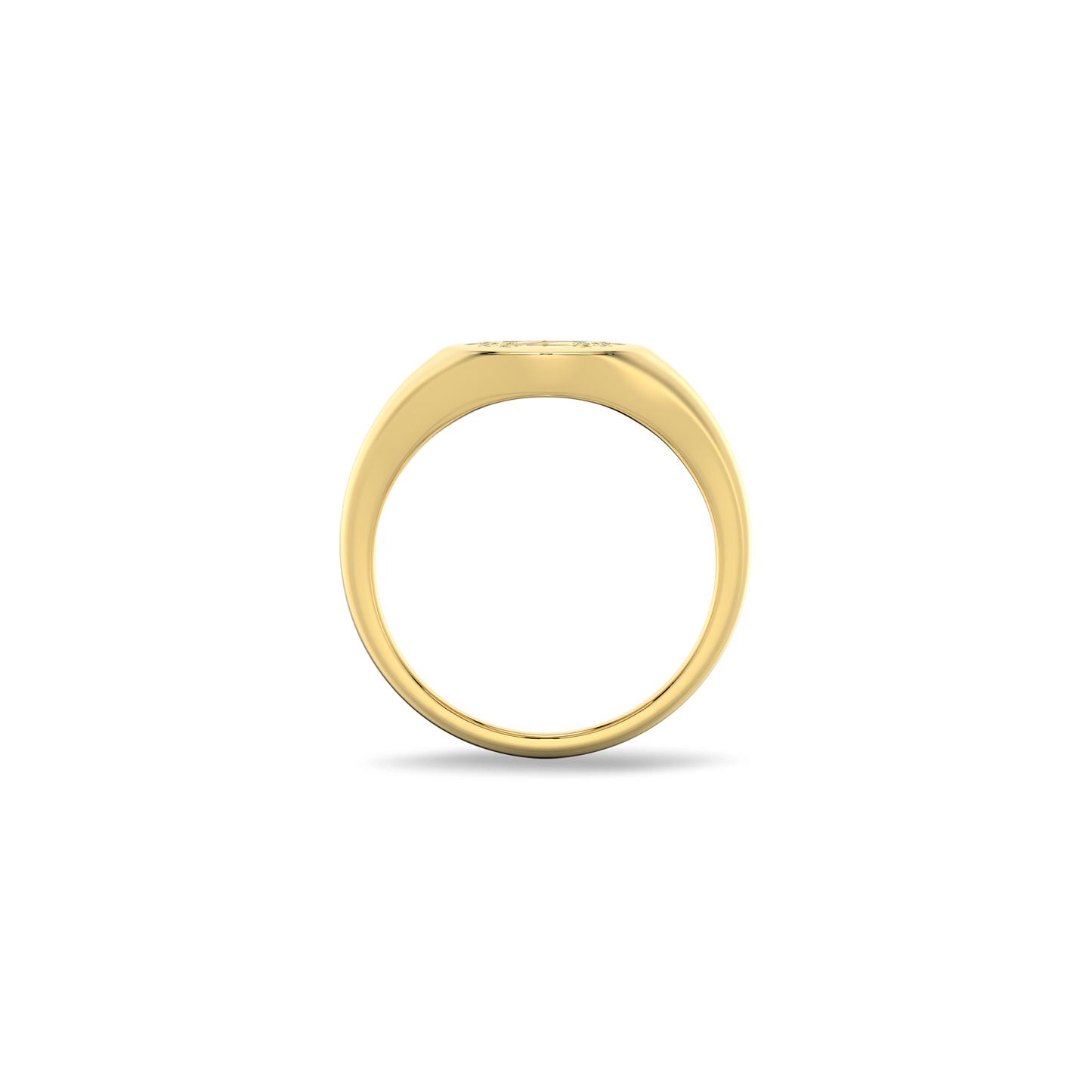 Oval Monogram Ring SR003H