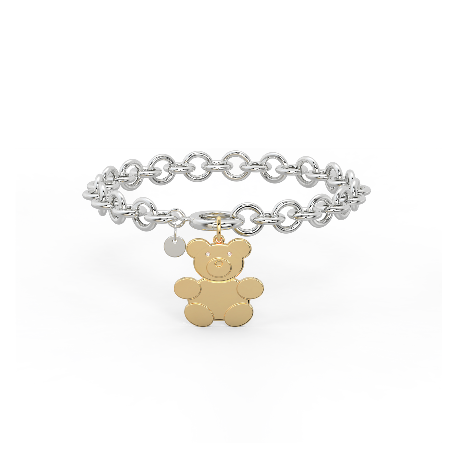 Teddy Family Bracelet in 2 Tunes Color SB008R