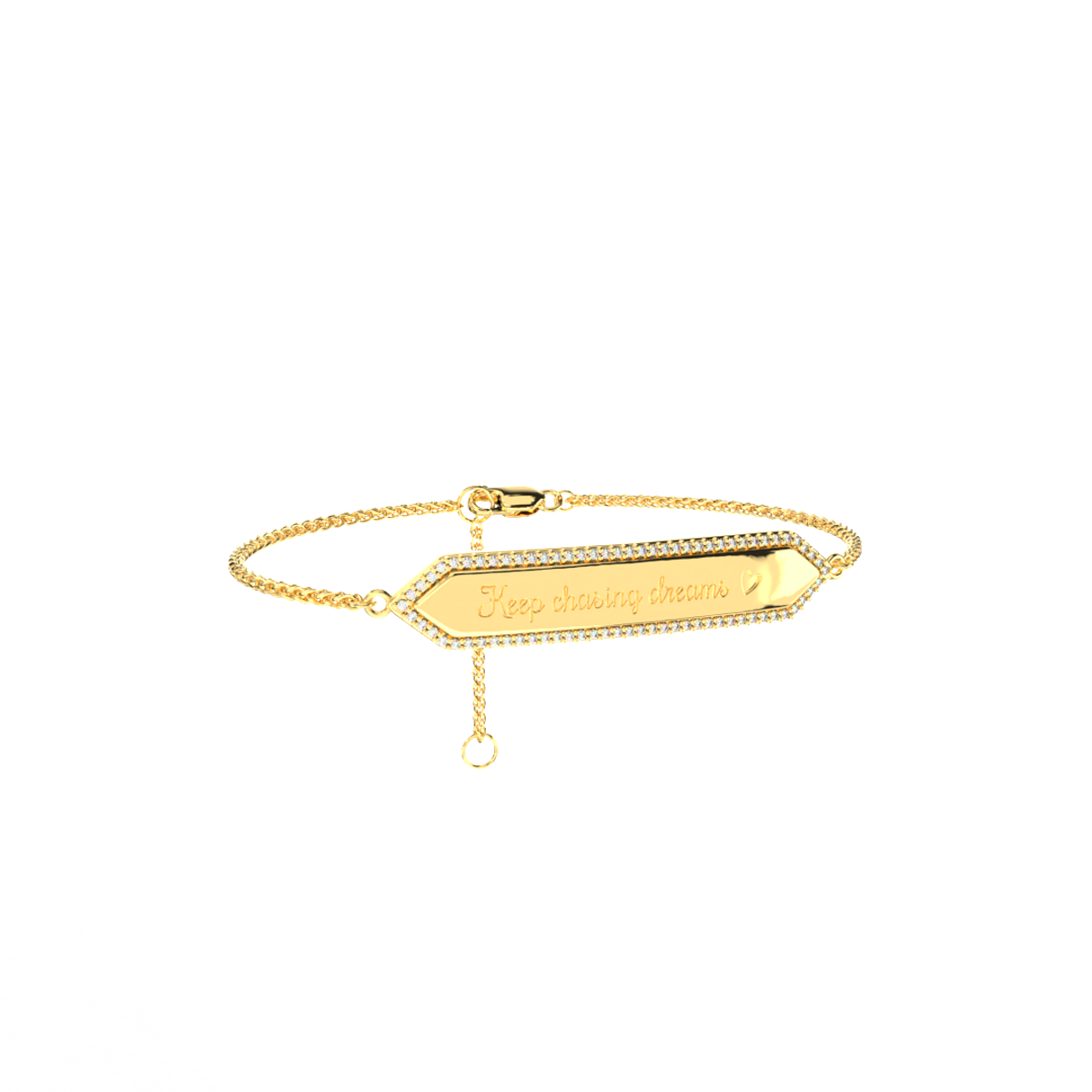 18K Gold Plated SwapBar Bracelet SB007G