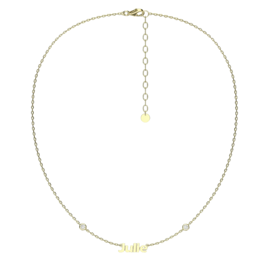 Name Necklace with Emotional Spark SN015B