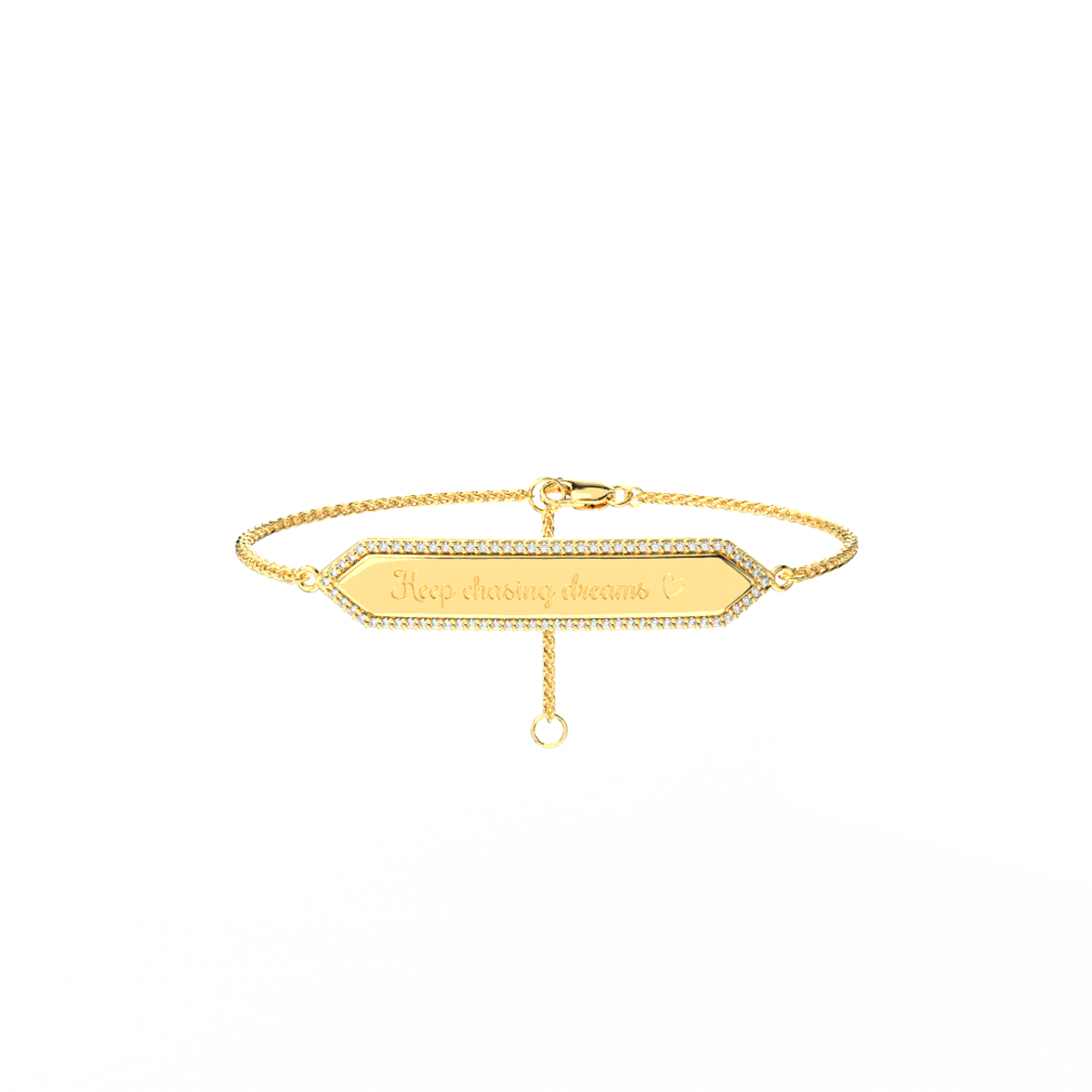 18K Gold Plated SwapBar Bracelet SB007G