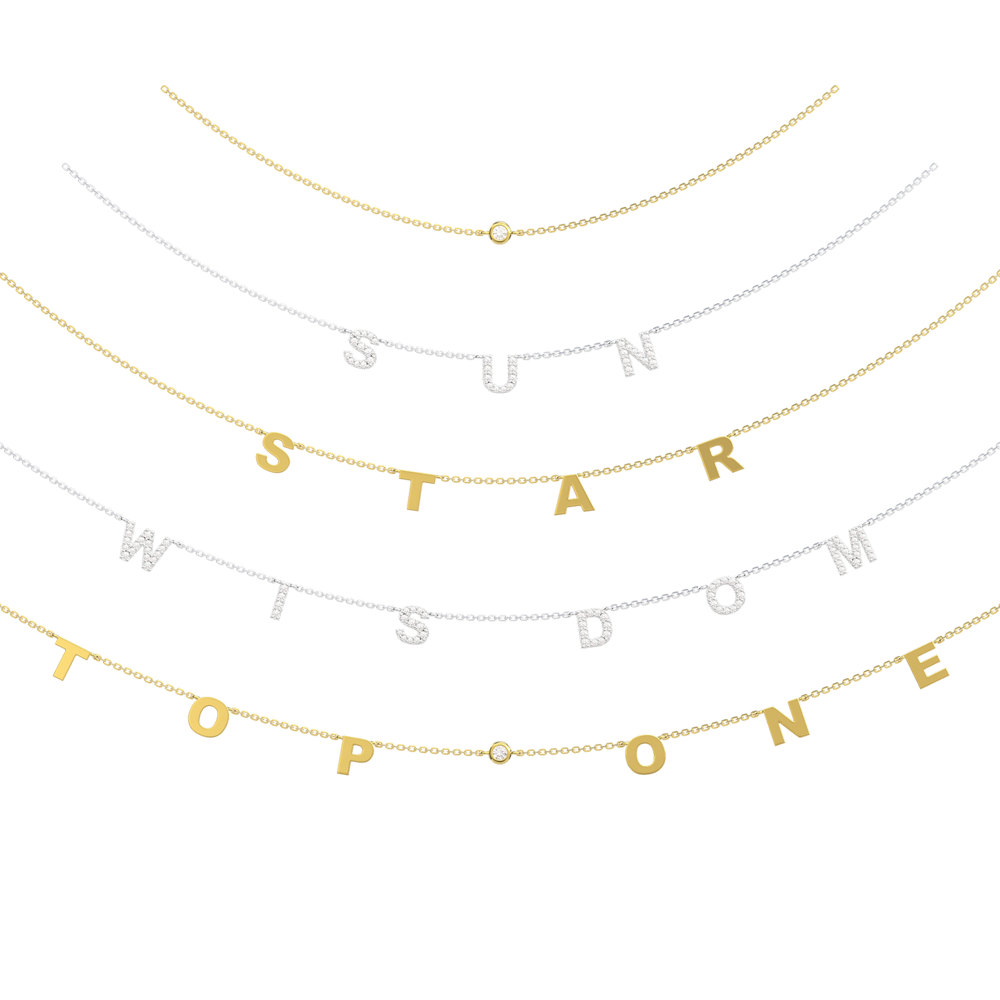 Luxe Letter Necklace SS25N004L