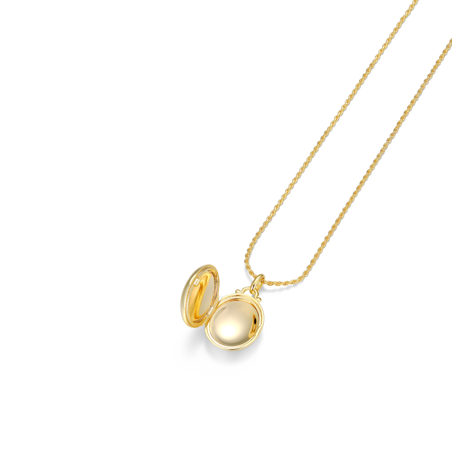 18K Gold Plated Luna Glow  Whisper Locket SN008G