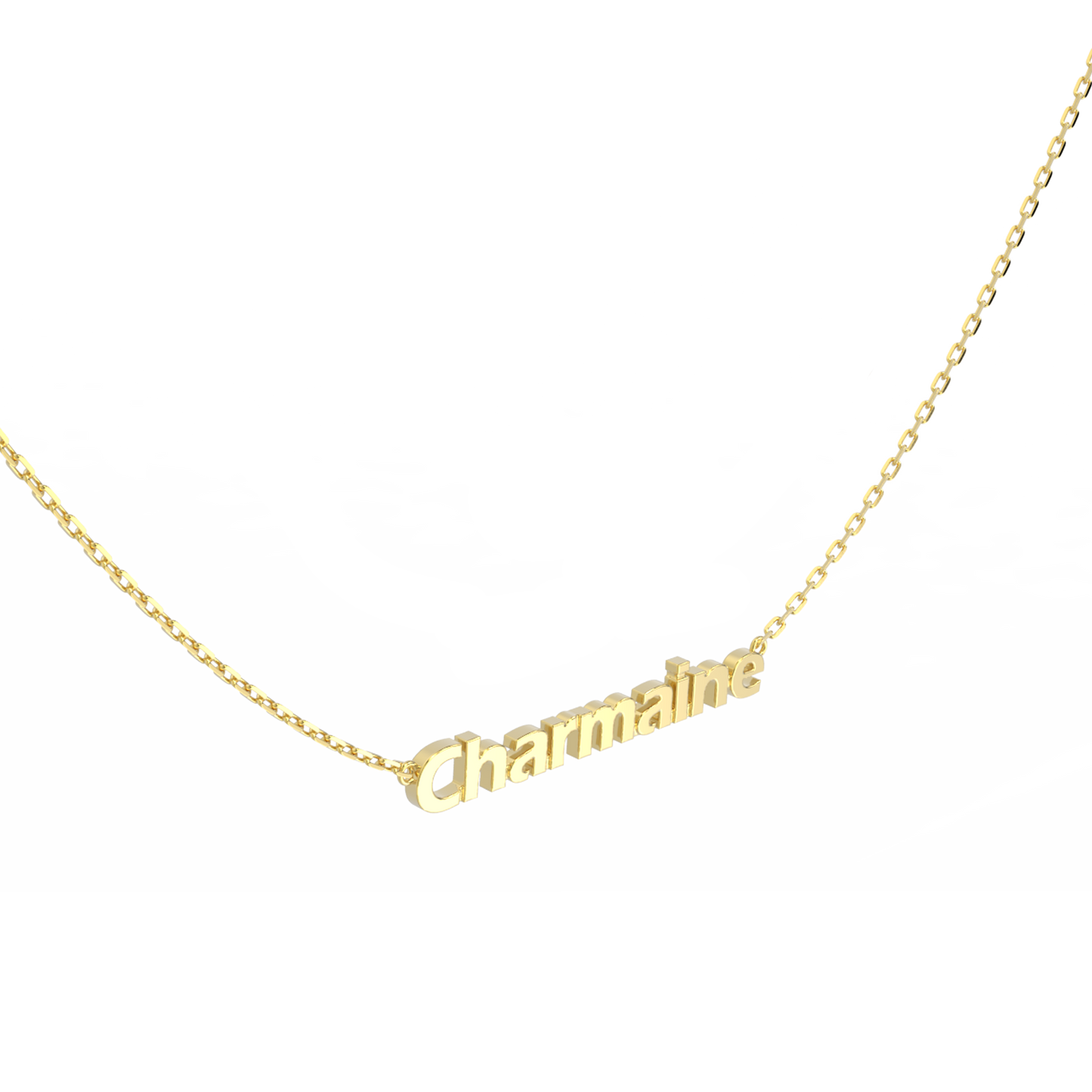 Name Necklace with Emotional Spark SN015A