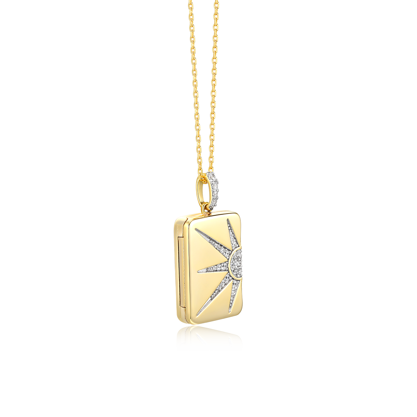 Golden Ray Locket SN035G