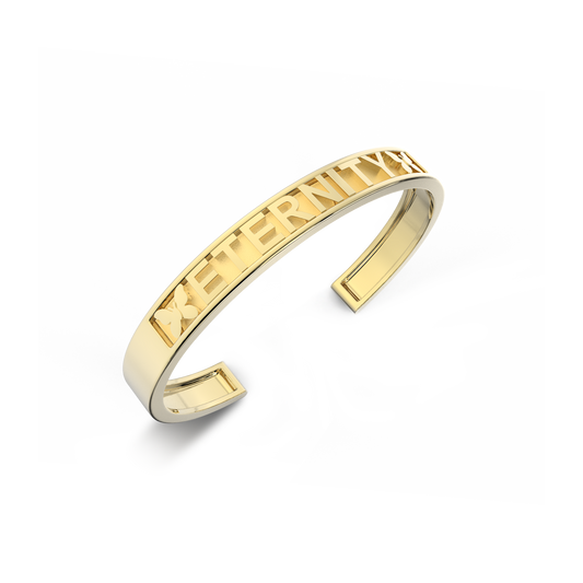 18k Gold Plate CharmMark ModuType Cuff SS25B001G