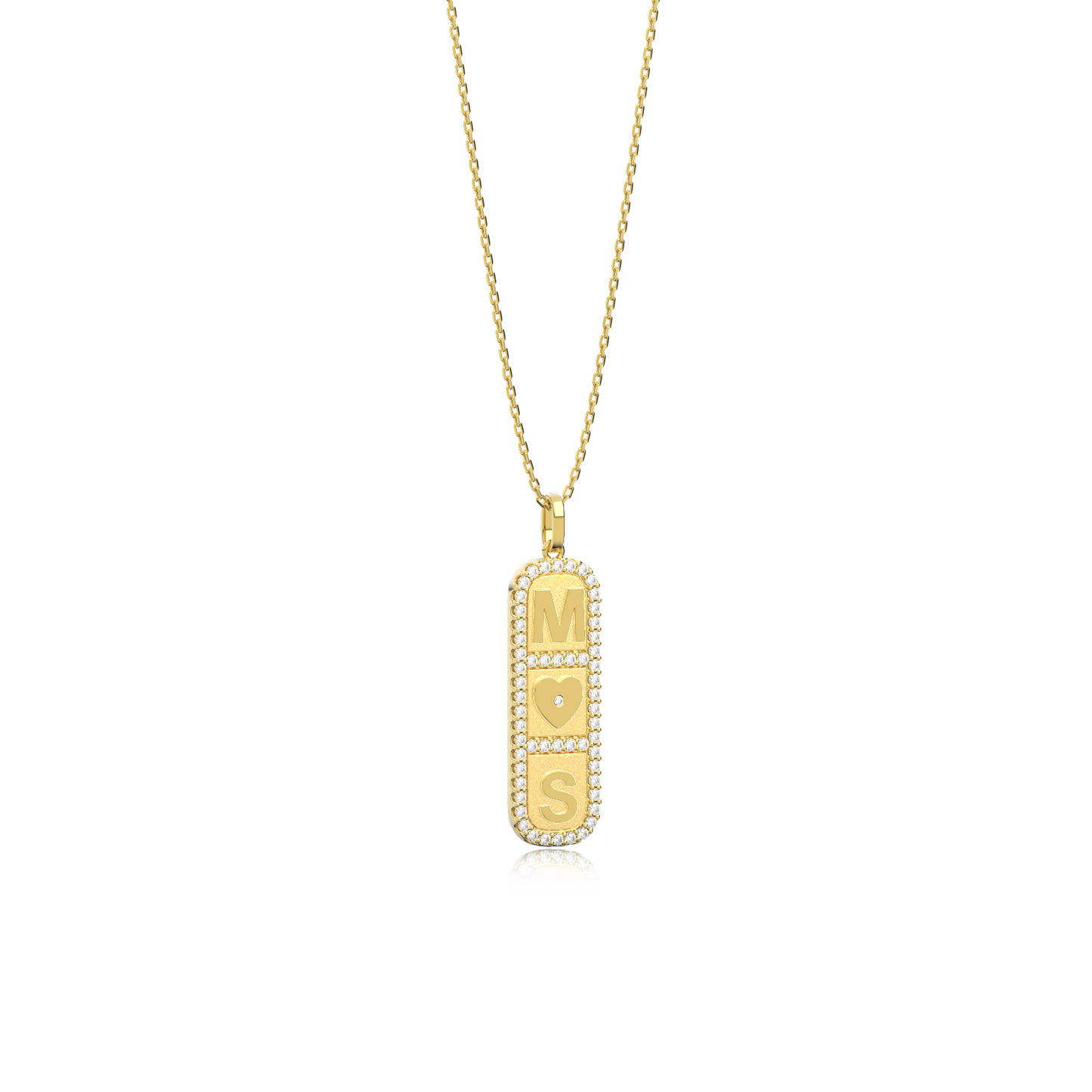 18k Gold Plated Elements Necklace SS25N003G