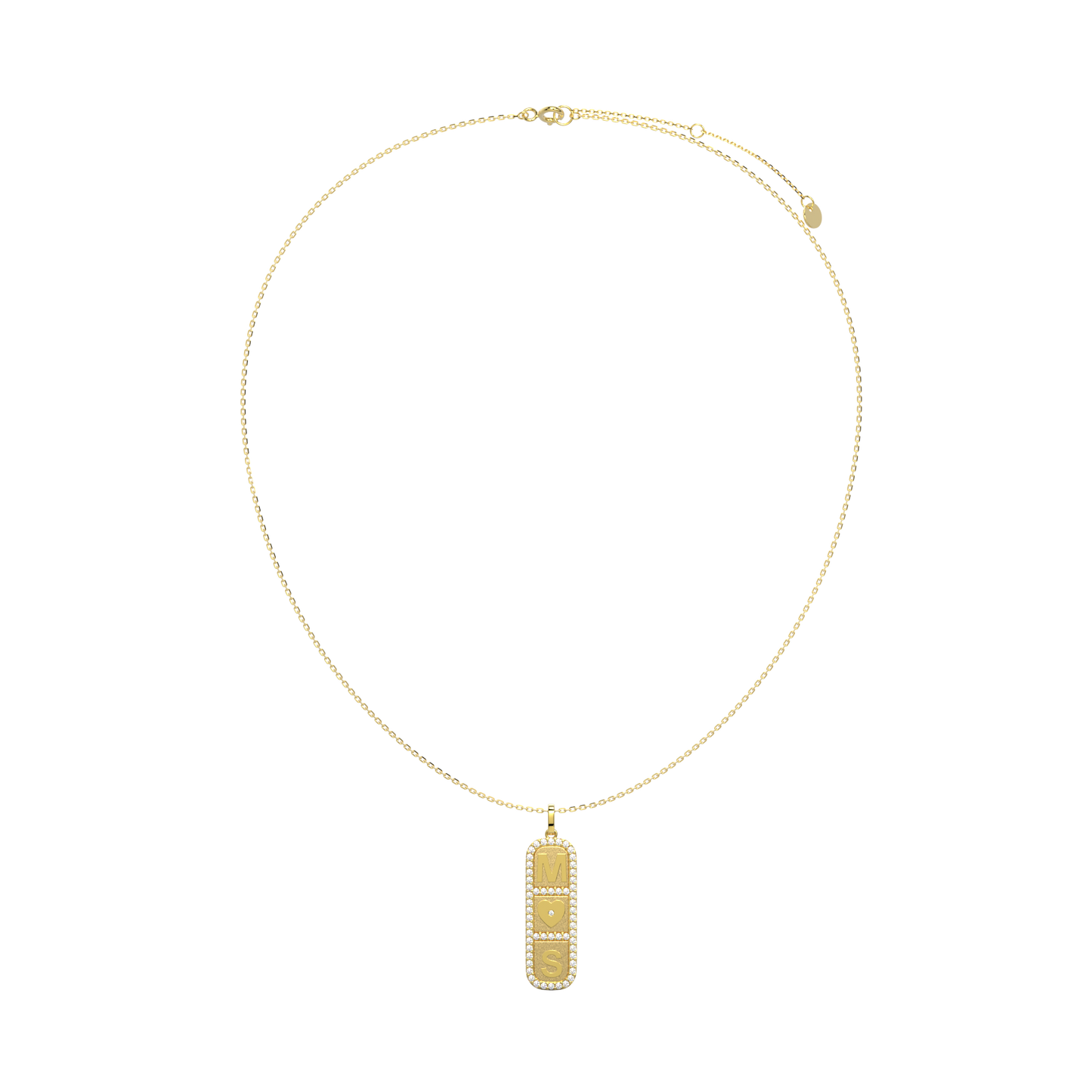 18k Gold Plated Elements Necklace SS25N003G