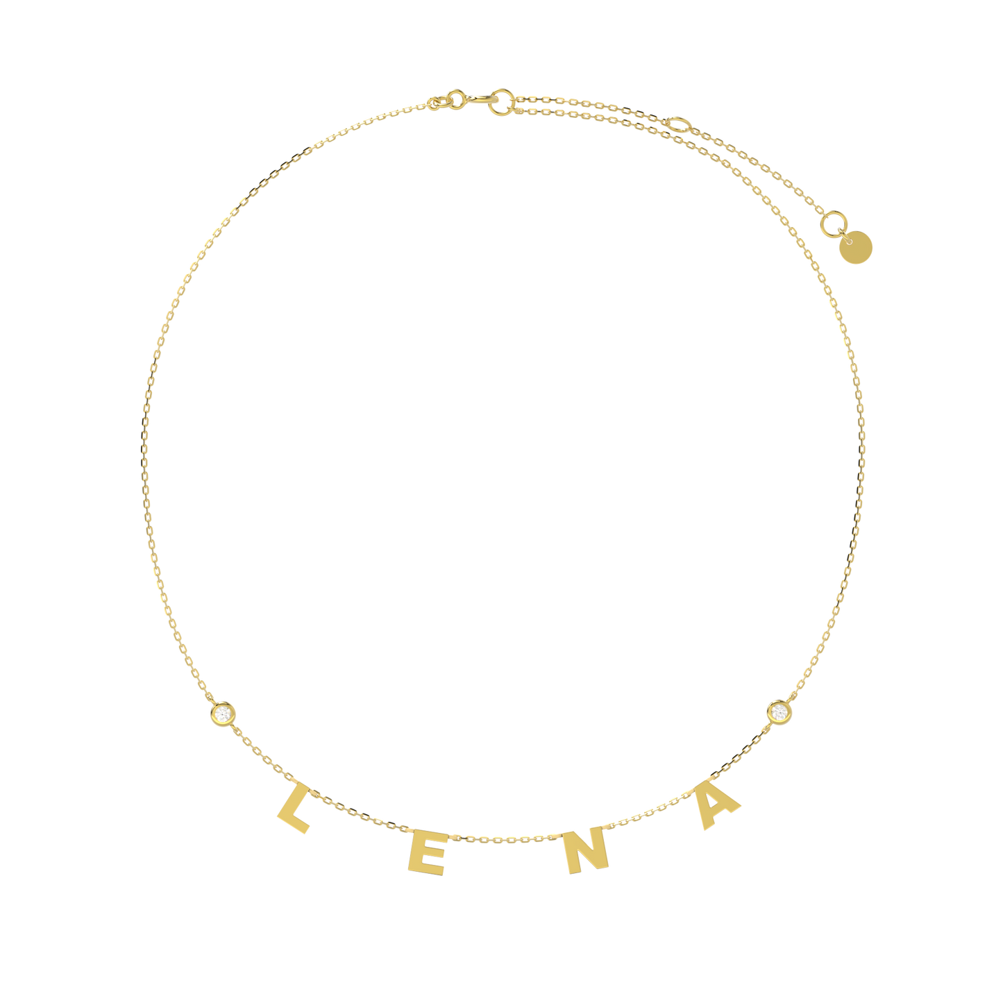 Classic Letter Necklace SS25N004C